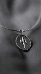 Collier Pendentif Trident - Argent