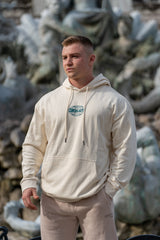 Globe Hoodie - Beige